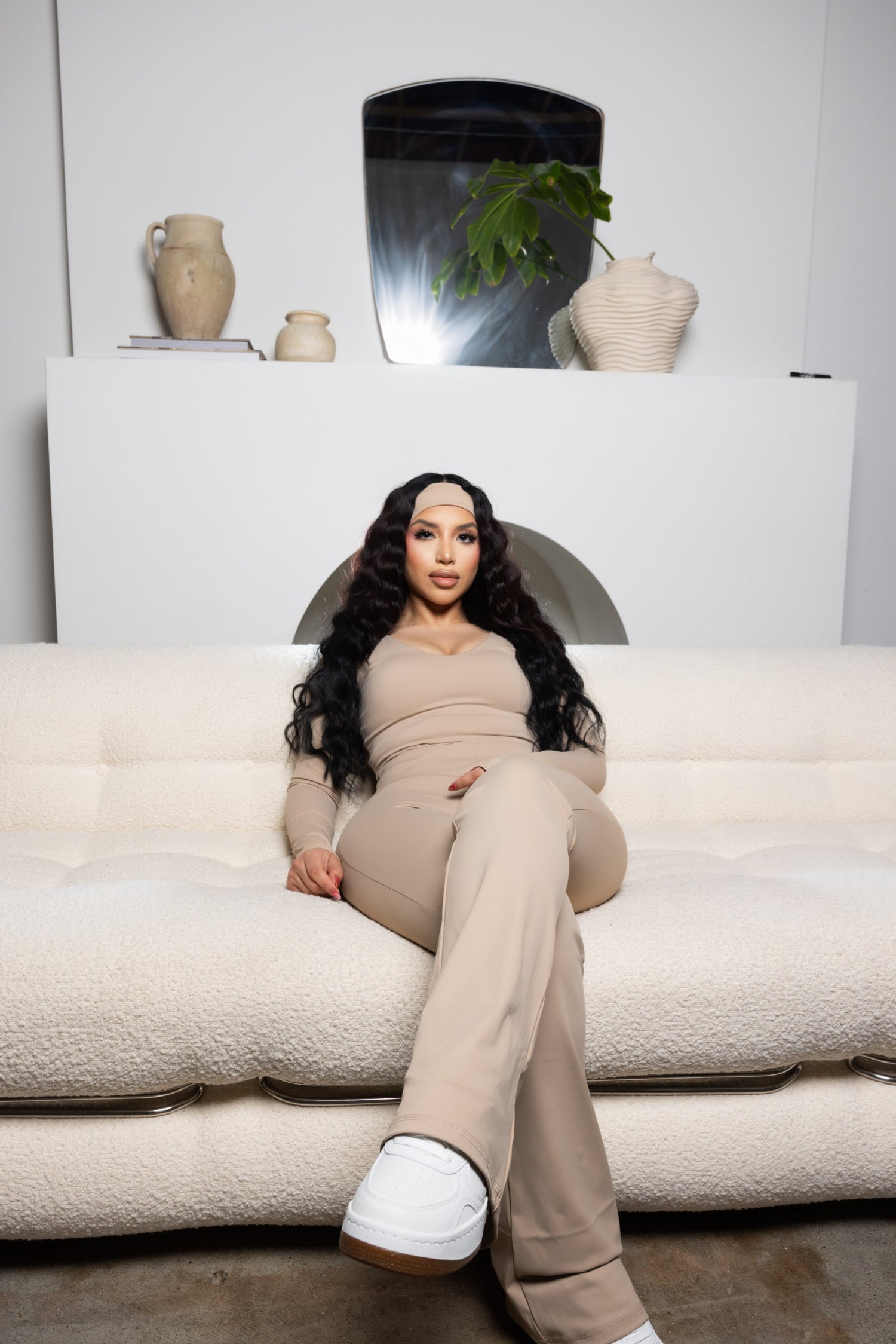 Nude Luxurious Lounge Set